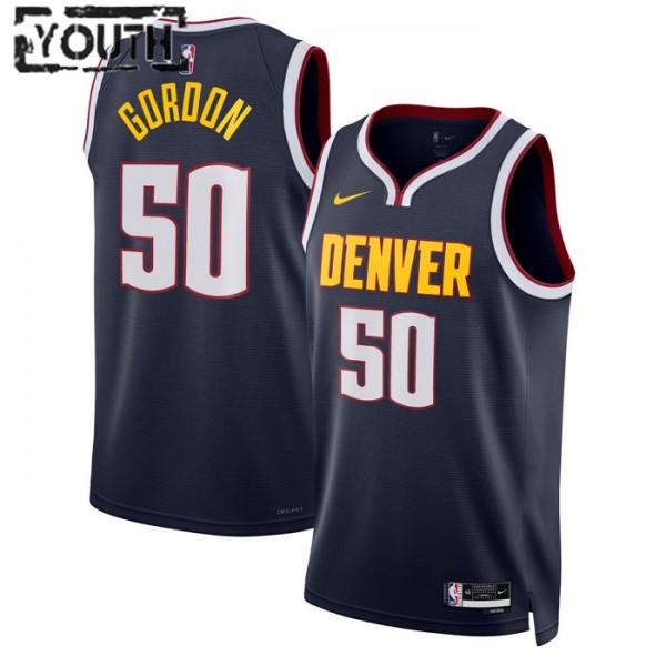 Denver Nuggets Trikot Aaron Gordon 50 Nike 2022-23 Icon Edition Navy Swingman - Kinder